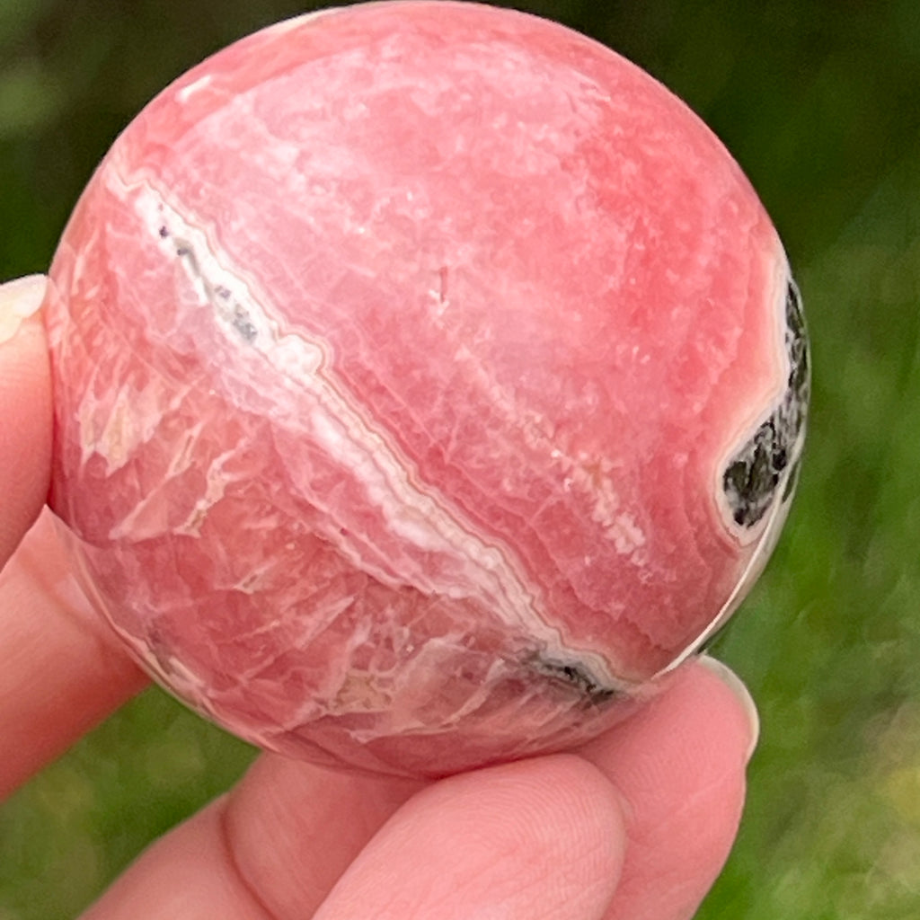 Sfera rodocrozit calitate AAA model 2, pietre semipretioase - druzy.ro 2 