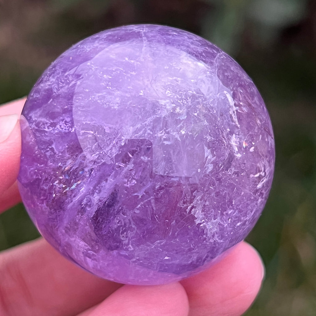 Sfera ametist AA din Brazilia model 10, pietre semipretioase - druzy.ro 4 