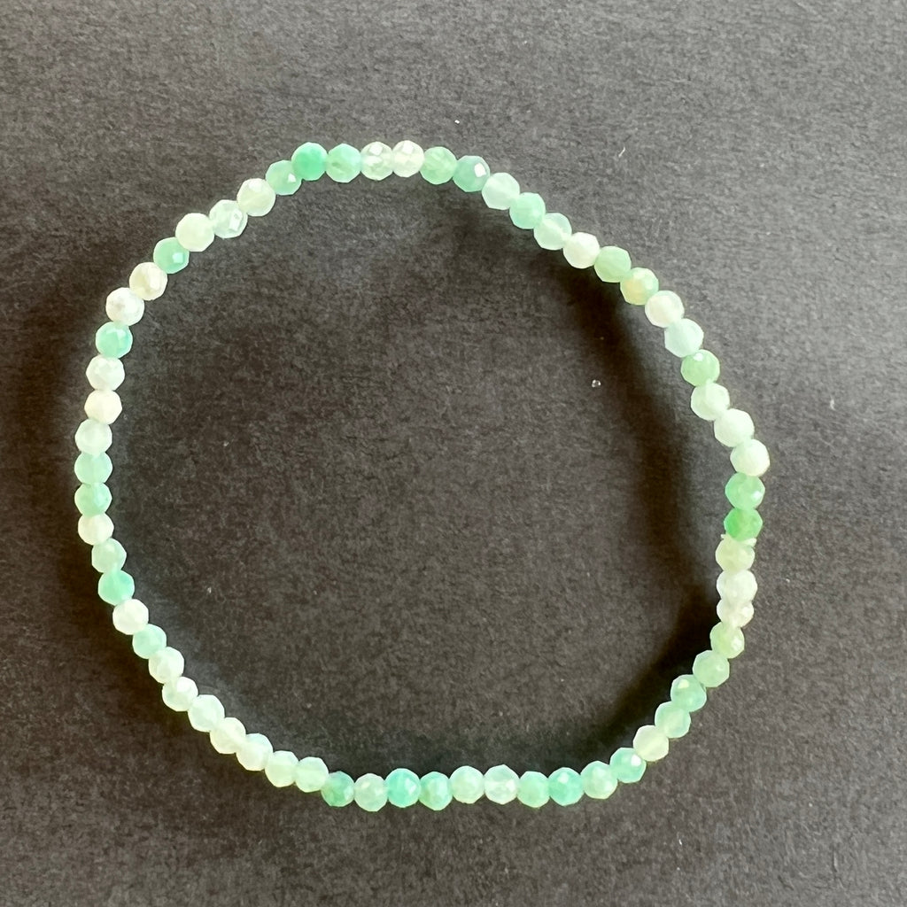 Bratara smarald 3 mm, pietre semipretioase - druzy.ro 2 