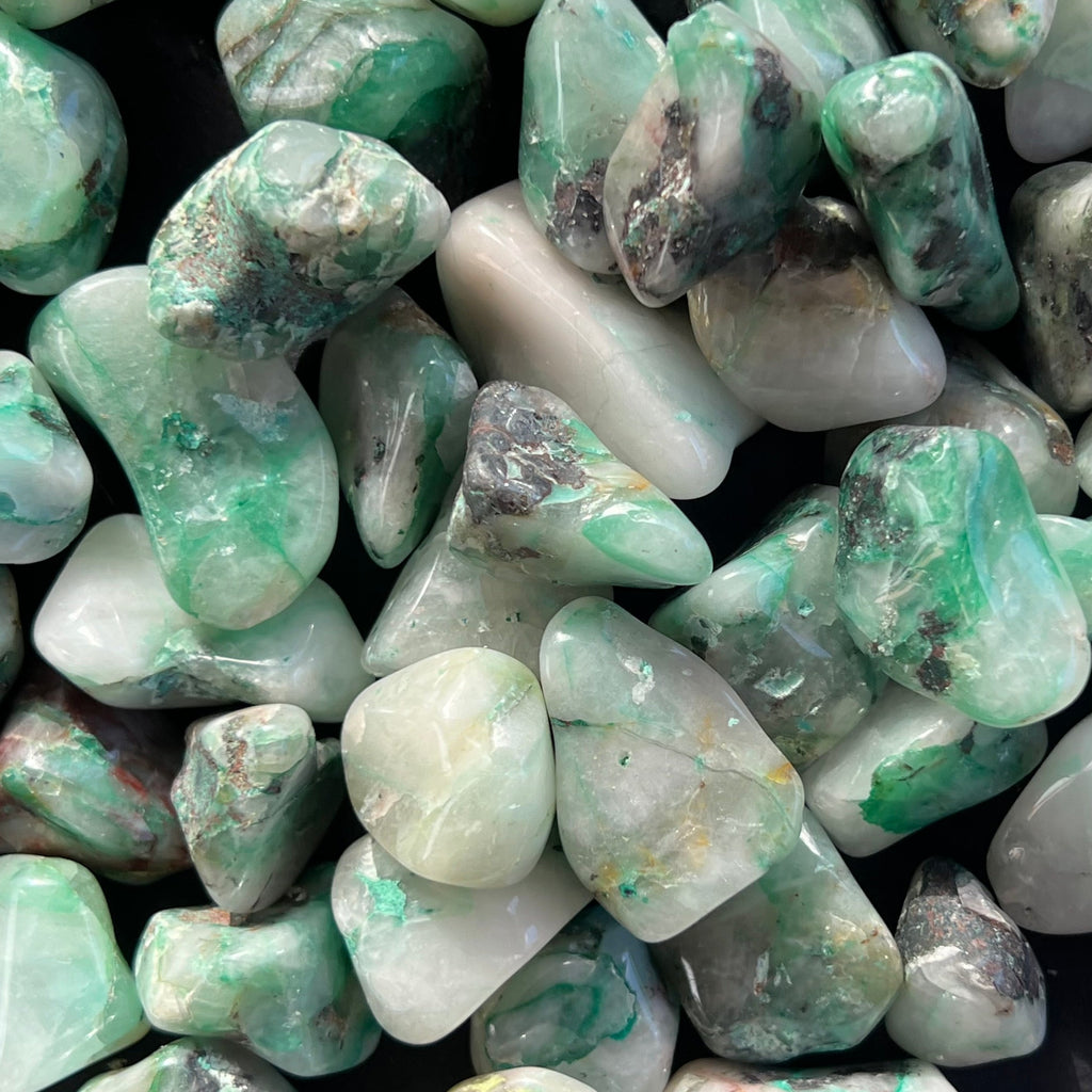 Ajoit piatra rulata, druzy.ro, cristale 1