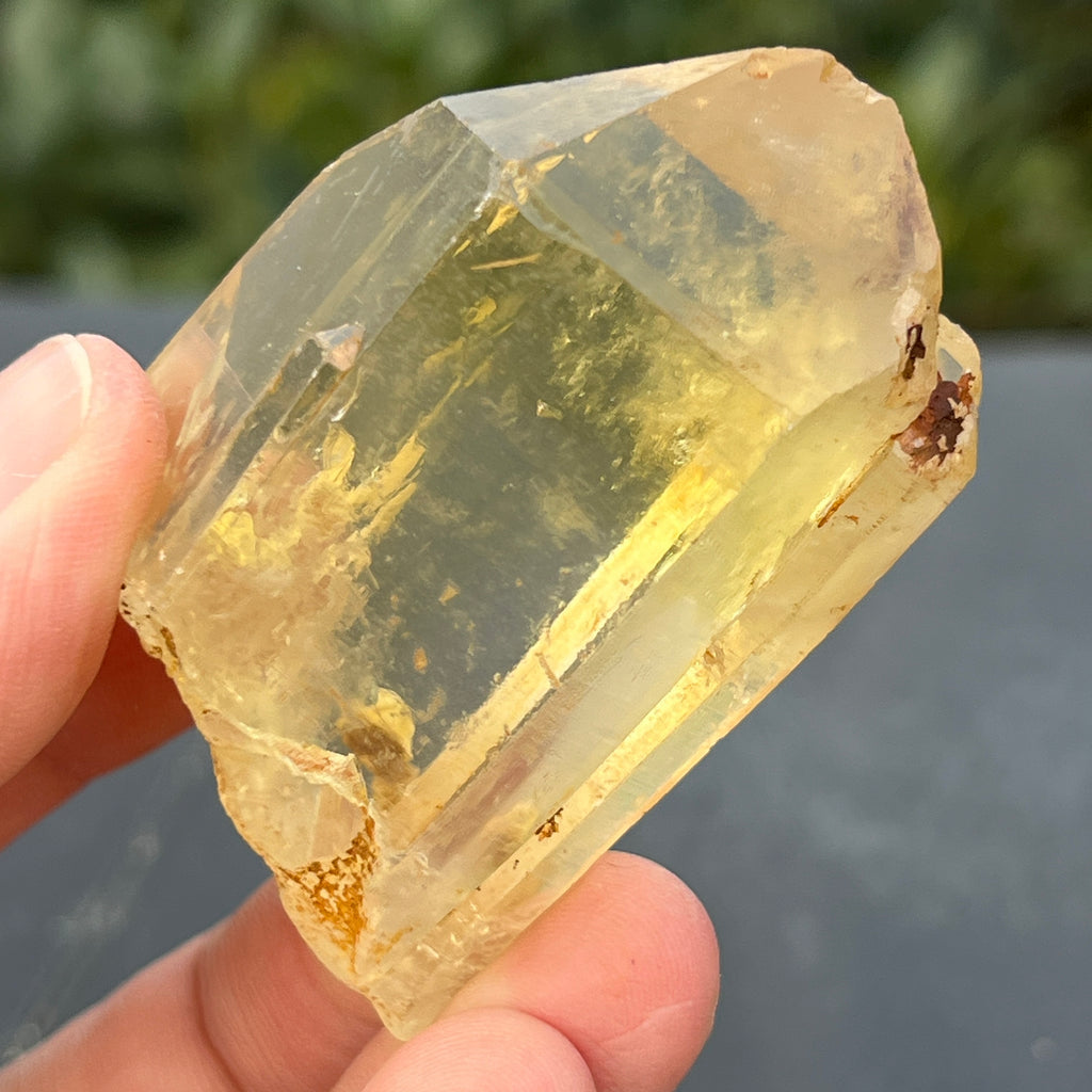 Varf citrin mina Luena, Congo model 20, pietre semipretioase - druzy.ro 11 