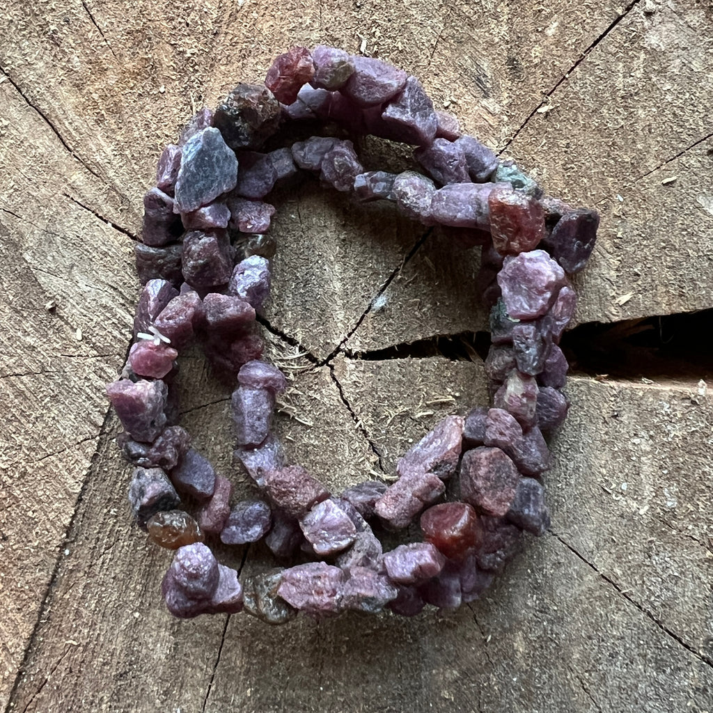 Bratara rubin brut 6 mm, pietre semipretioase - druzy.ro 2 