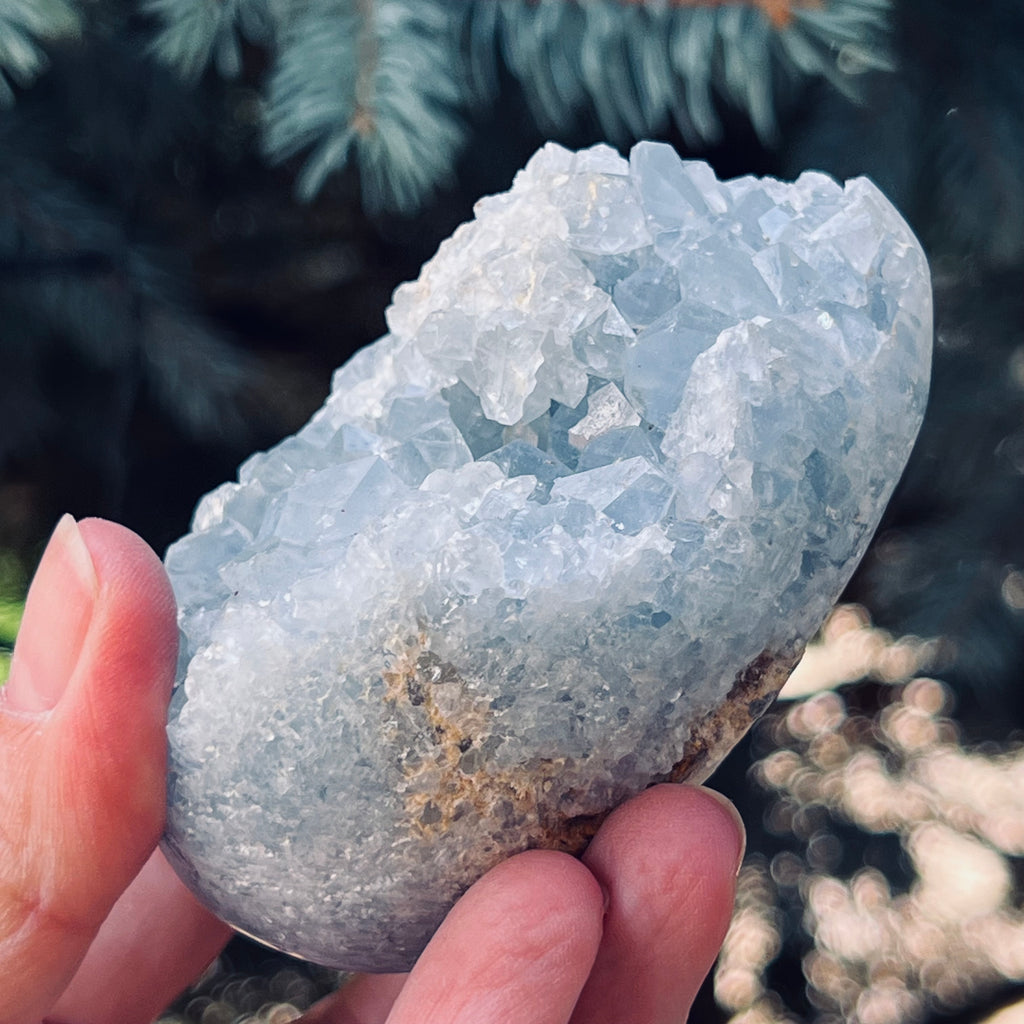 Ou geoda celestit /celestina model 65, druzy.ro, cristale 2