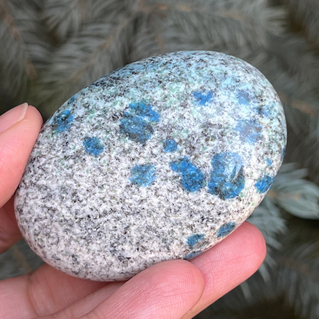Palmstone K2 Granit cu azurit model 3, pietre semipretioase - druzy.ro 2 