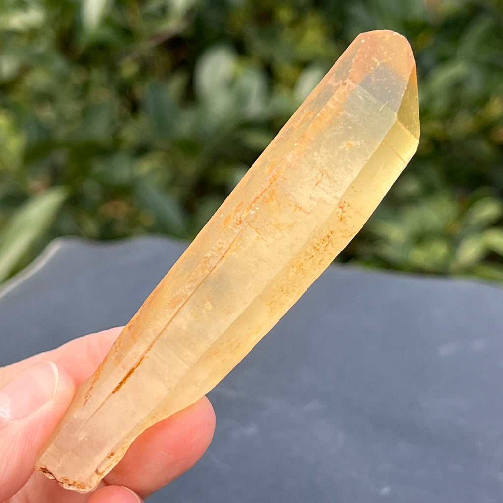 Varf citrin mina Luena, Congo model 6, pietre semipretioase - druzy.ro 2 