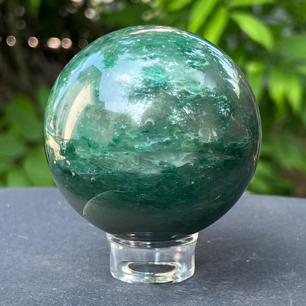 Sfera jad verde m1, pietre semipretioase - druzy.ro 7 