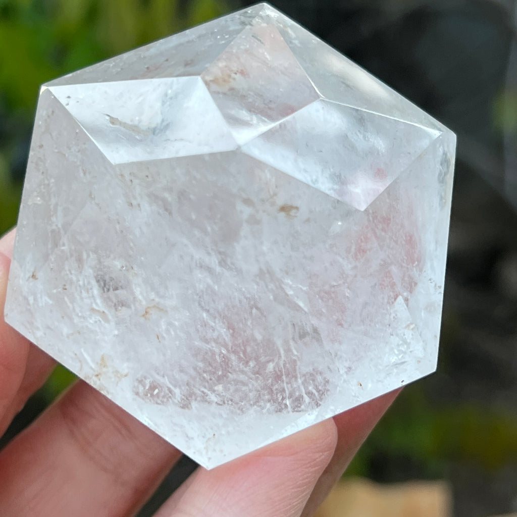 Cuart forma diamant caliate extra, cristal de stanca/cuart incolor m8, pietre semipretioase - druzy.ro 1 