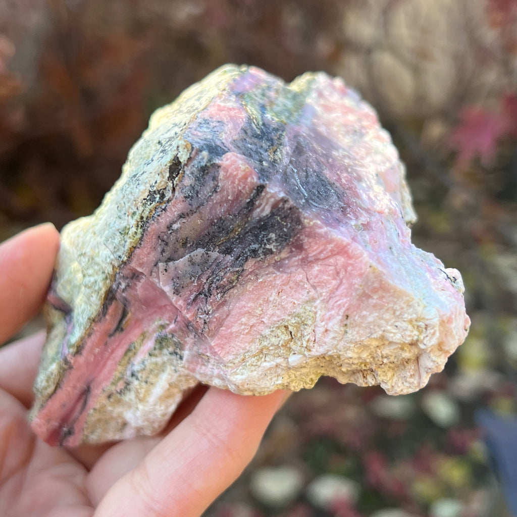 Opal roz piatra bruta (din Peru) model L1, pietre semipretioase - druzy.ro 3 