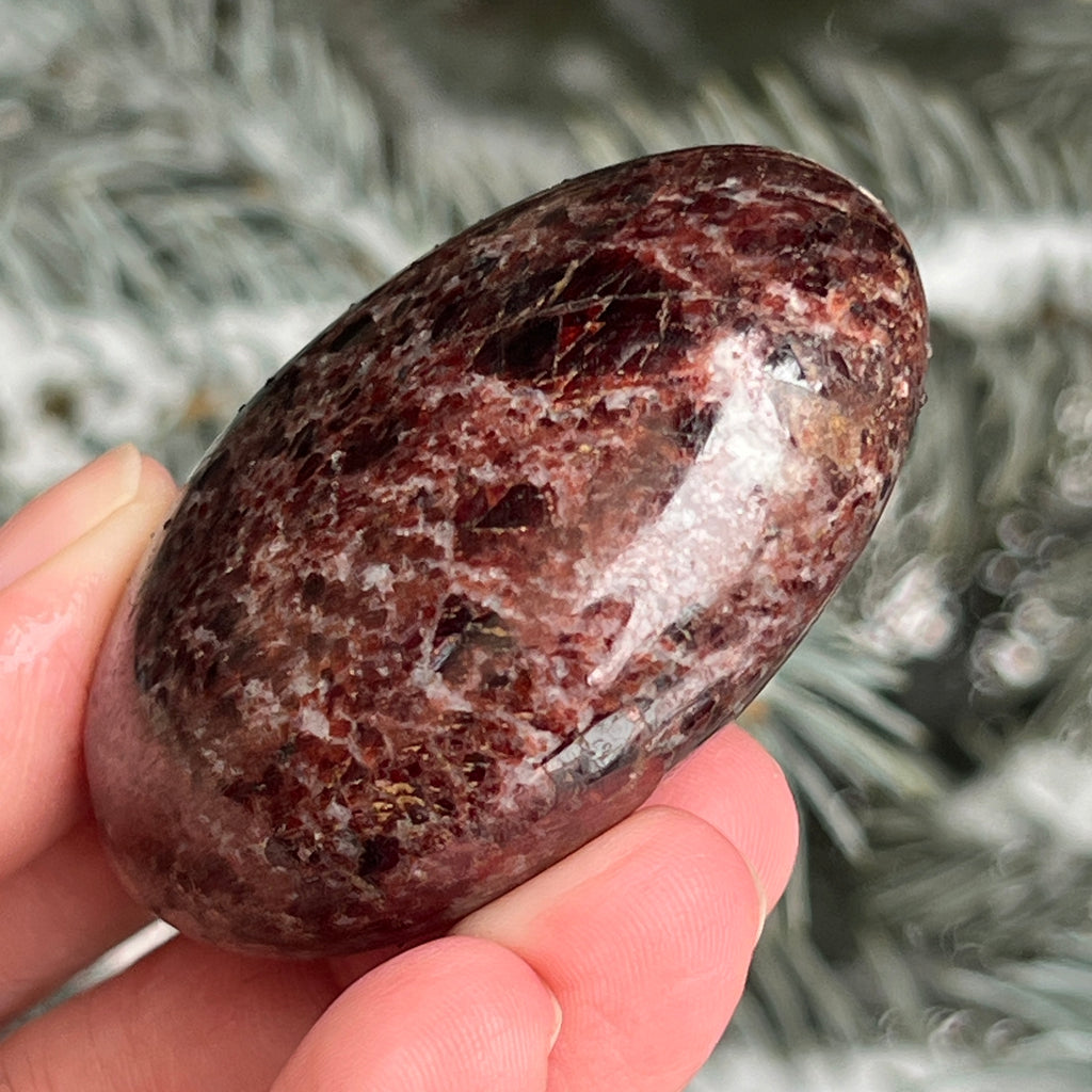 Granat palmstone model 9, pietre semipretioase - druzy.ro 2 
