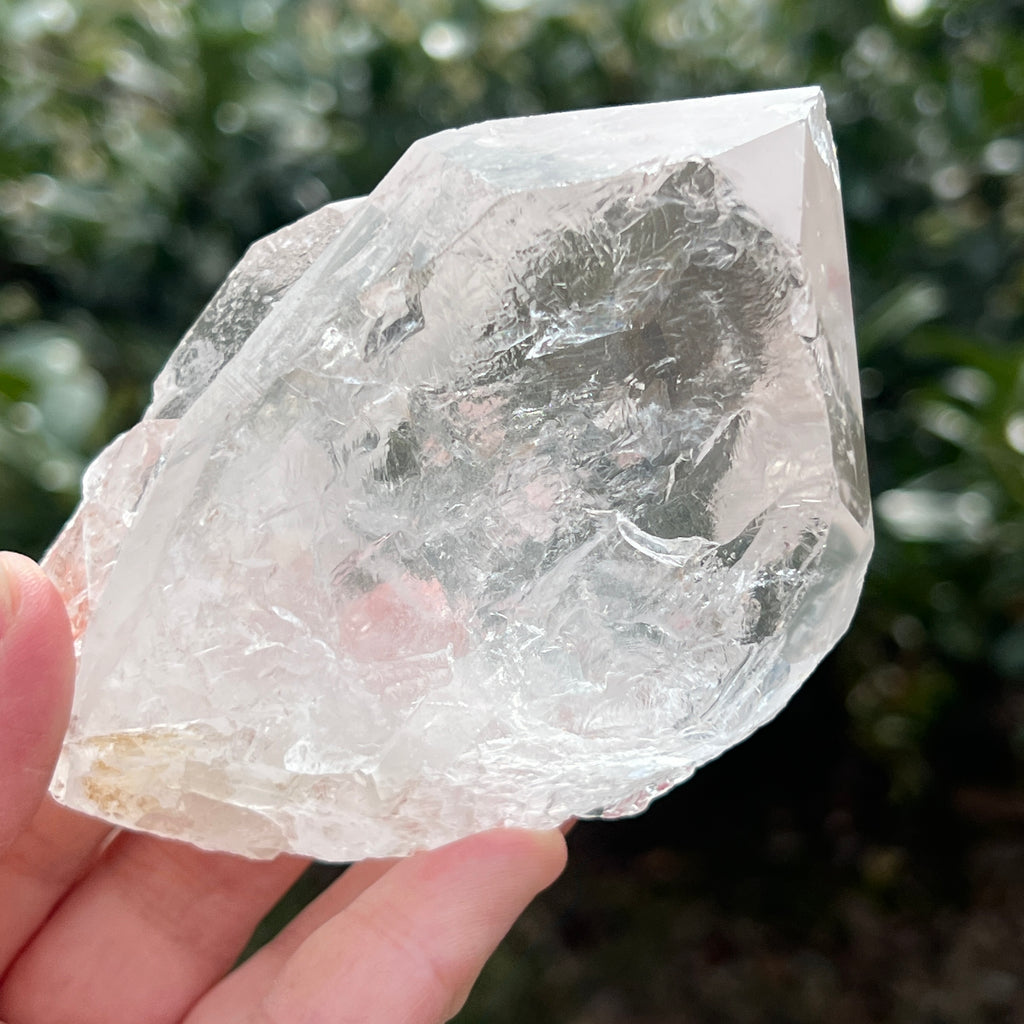 Varf cuart incolor natural, floare de mina L17, pietre semipretioase - druzy.ro 5 