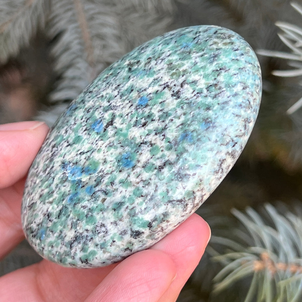 Palmstone K2 Granit cu azurit model 12, pietre semipretioase - druzy.ro 4 