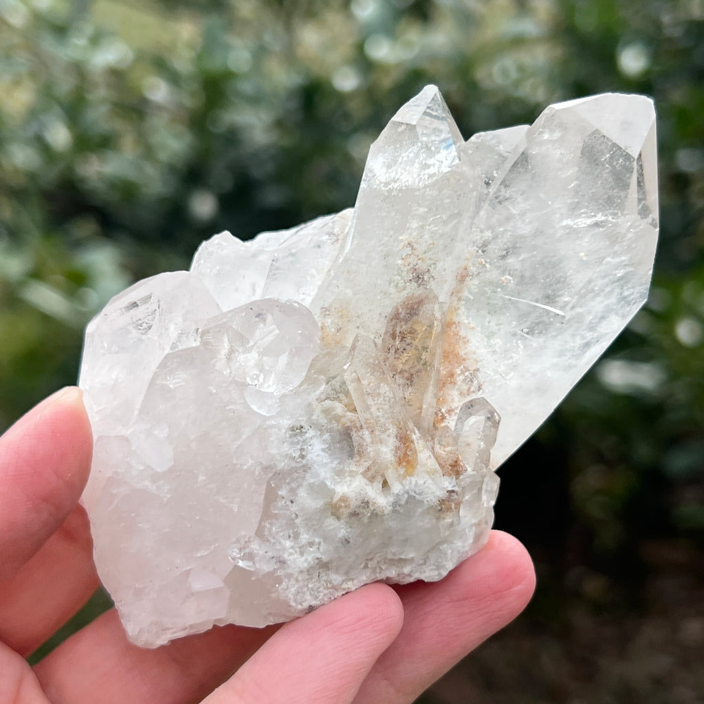 Varf cuart incolor natural, floare de mina L29, pietre semipretioase - druzy.ro 2 