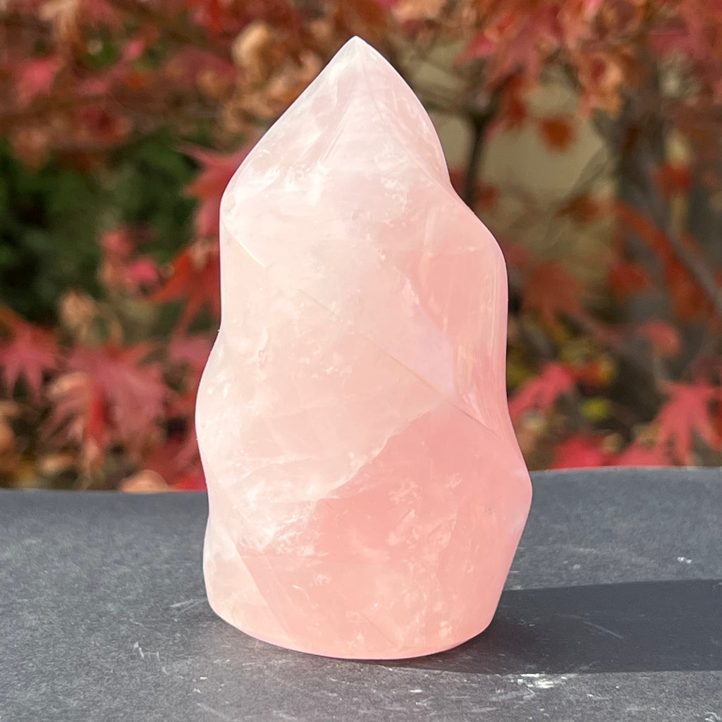 Flacara cuart roz model 7 din Madagascar, druzy.ro, cristale 5