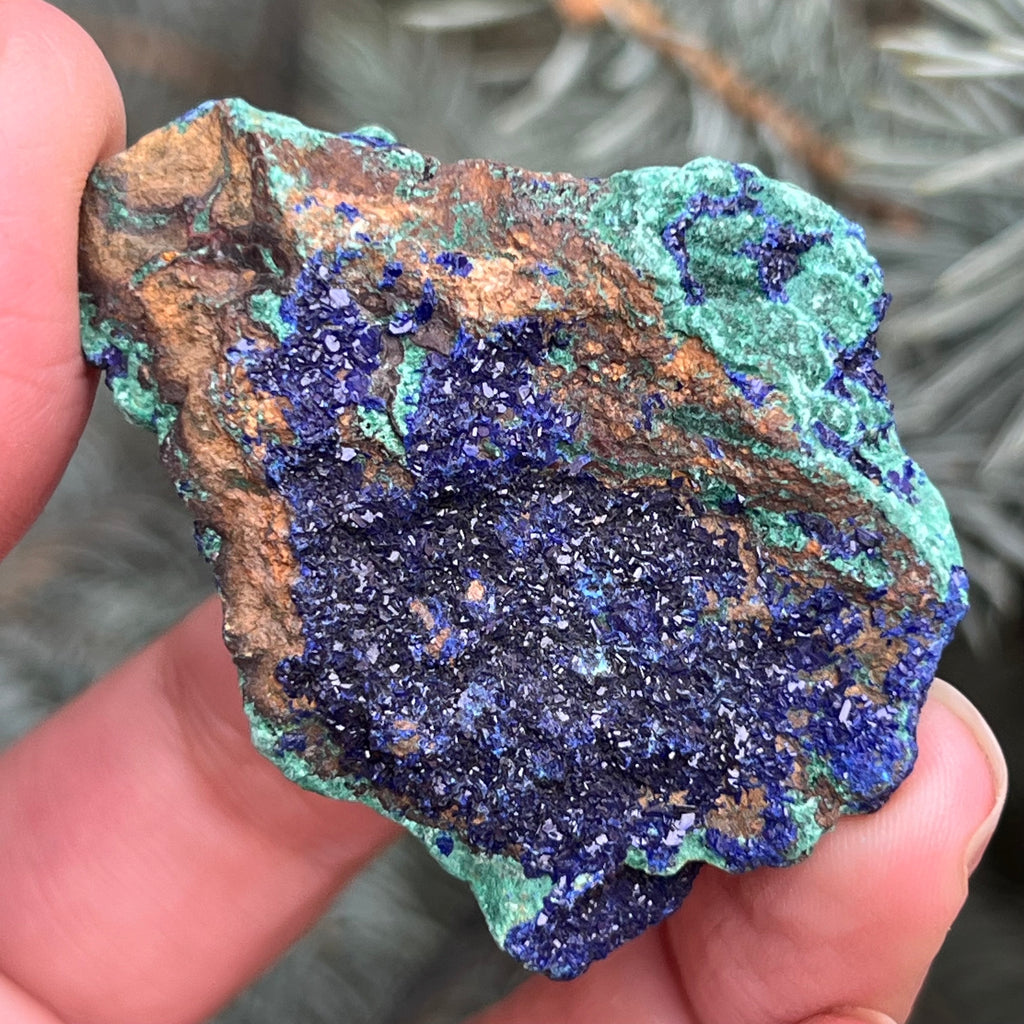 Azurit malachit piatra bruta model 8, druzy.ro, cristale 4