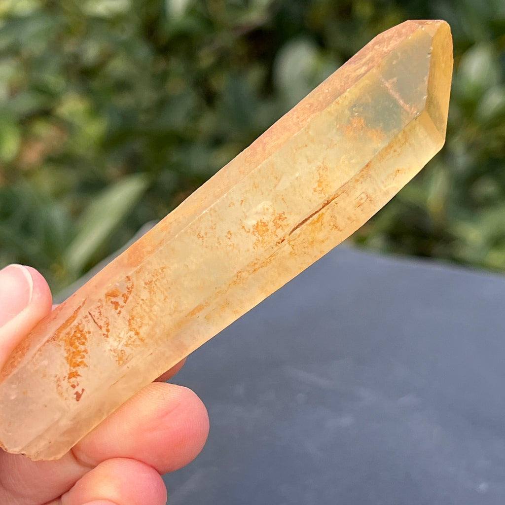 Varf citrin mina Luena, Congo model 6, pietre semipretioase - druzy.ro 6 