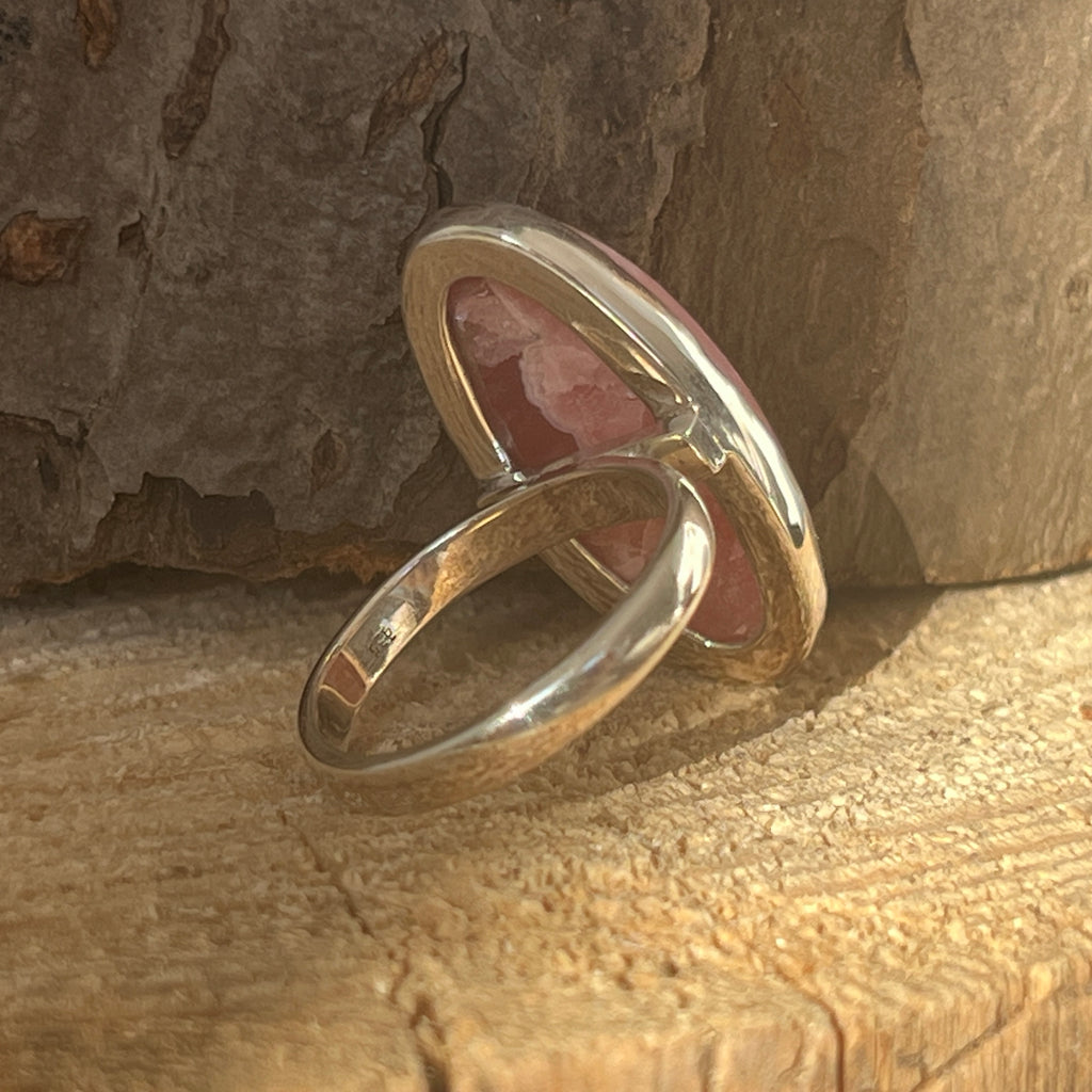 Inel rodocrozit argint | Model 4, pietre semipretioase - druzy.ro 4 