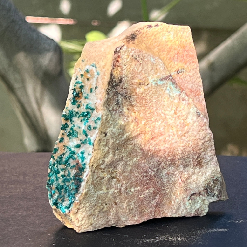 Dioptaz cluster din Congo model 5, pietre semipretioase - druzy.ro 2 