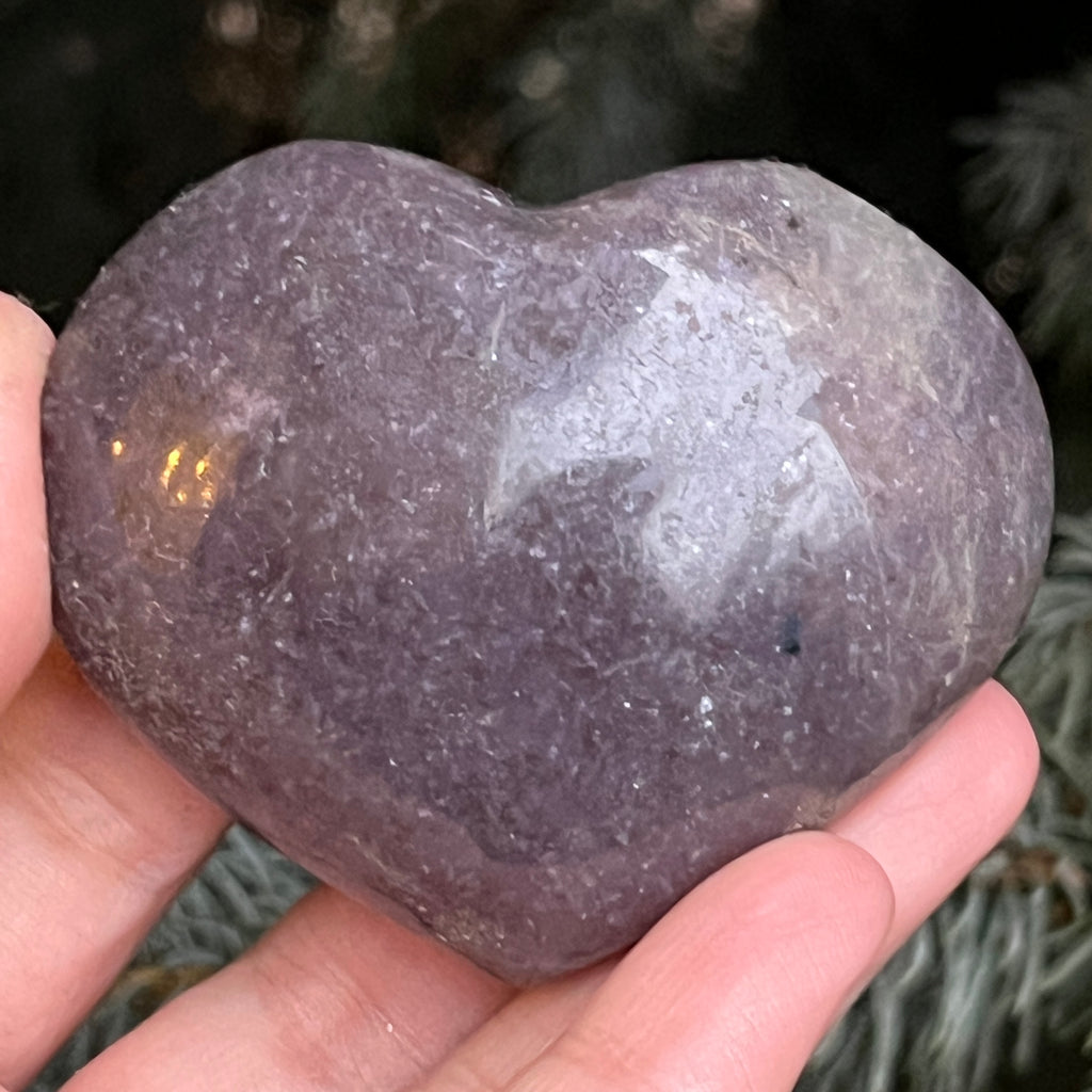 Lepidolit inima m8, pietre semipretioase - druzy.ro 1 