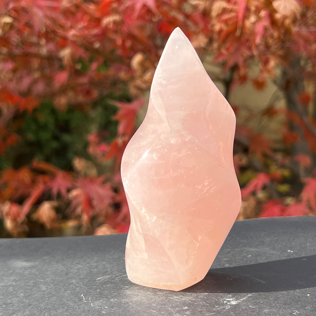 Flacara cuart roz model 6 din Madagascar, druzy.ro, cristale 7