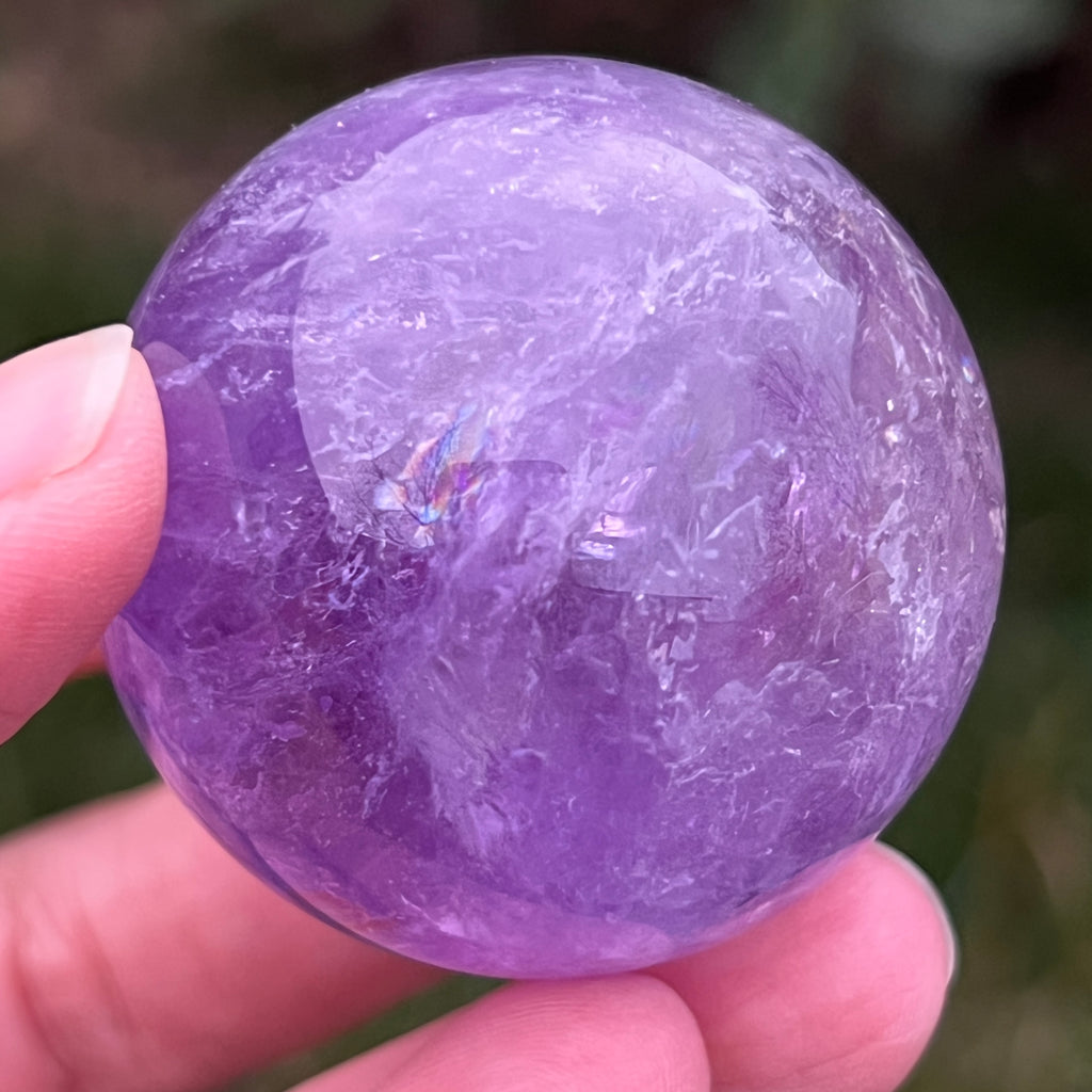Sfera ametist AA din Brazilia model 10, pietre semipretioase - druzy.ro 5 