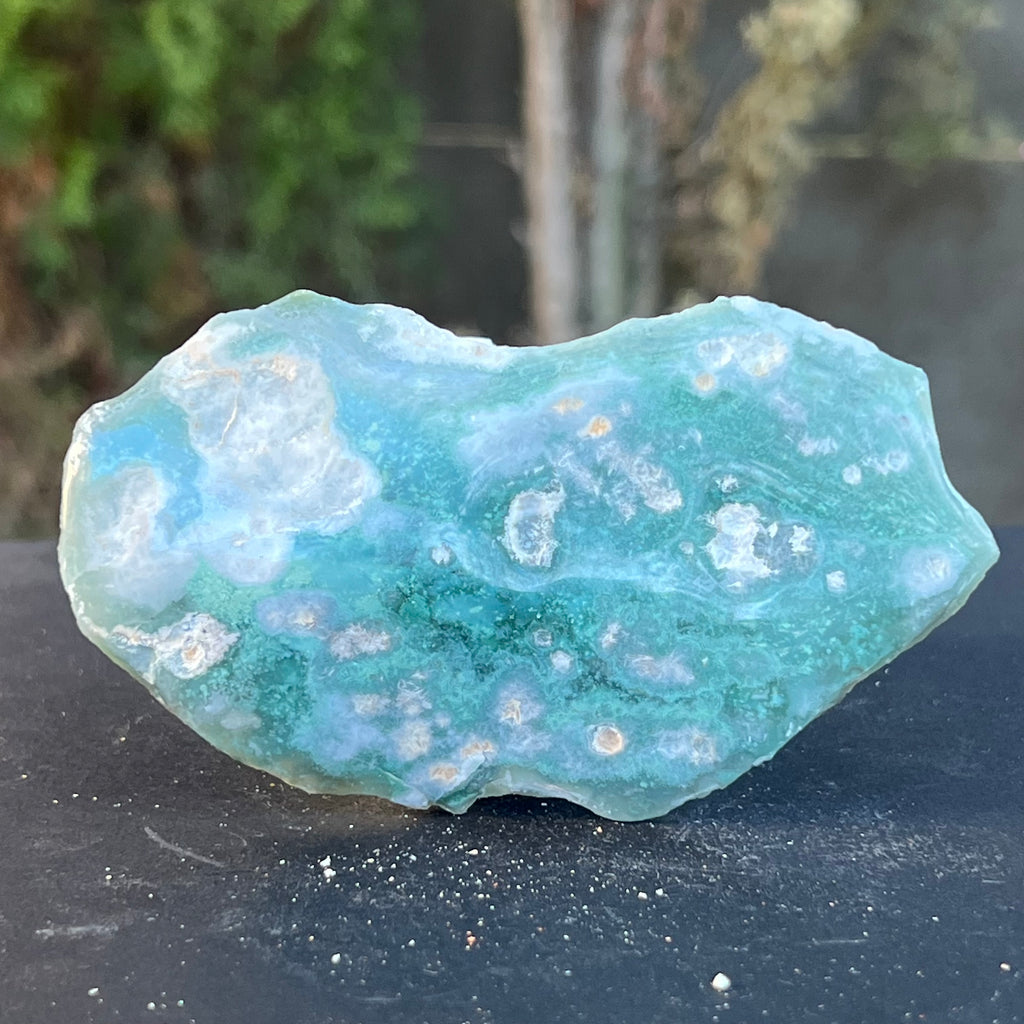 Crisopraz polisat pe o fata m32, druzy.ro, cristale 1