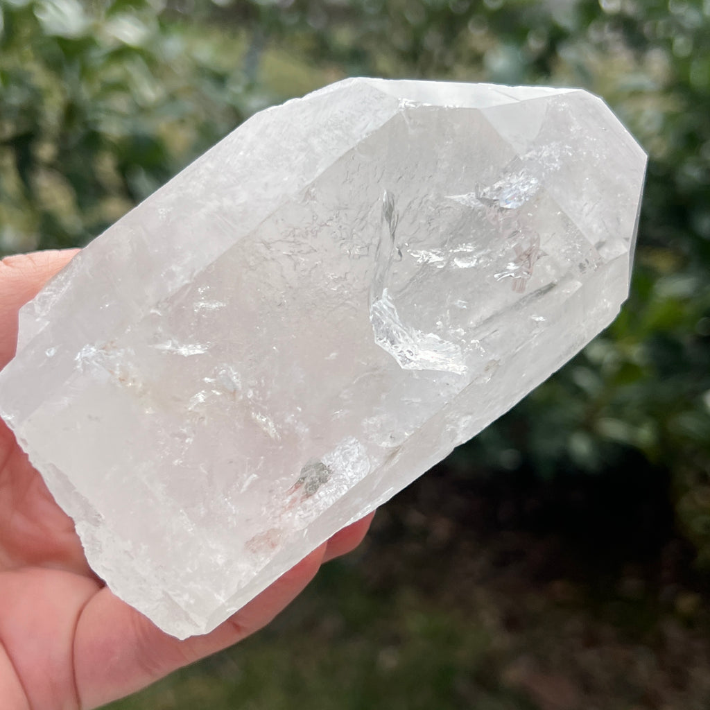 Varf cuart incolor natural, floare de mina L9, pietre semipretioase - druzy.ro 12 