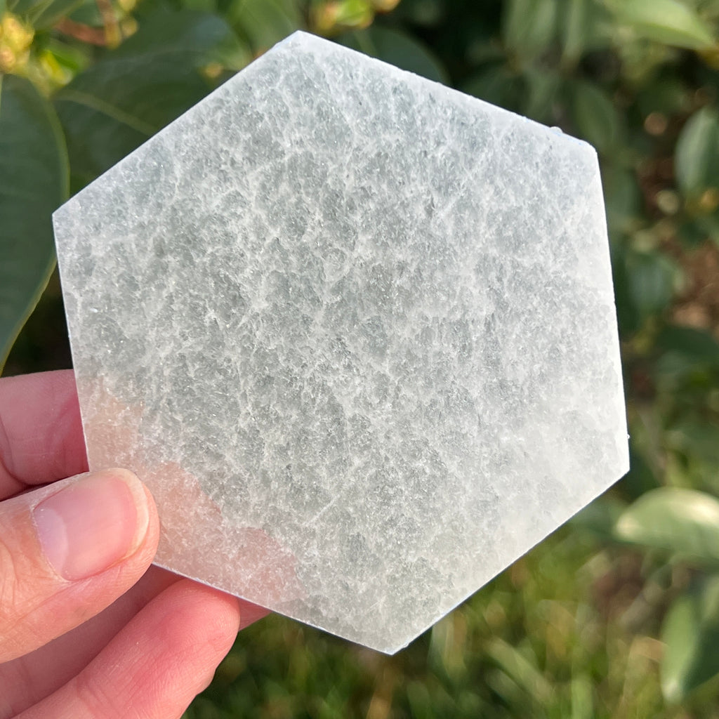 Selenit forma hexagon, pietre semipretioase - druzy.ro 7 