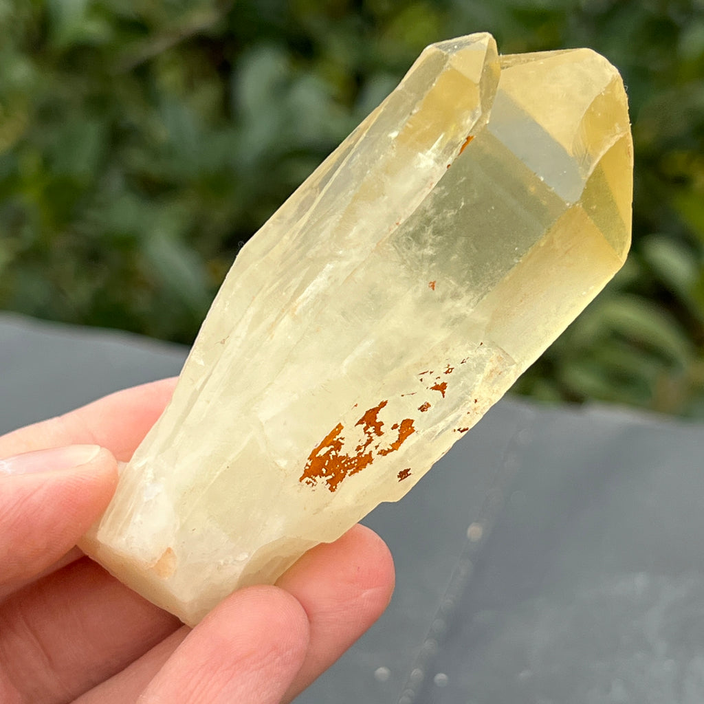 Varf citrin mina Luena, Congo model 25, pietre semipretioase - druzy.ro 4 