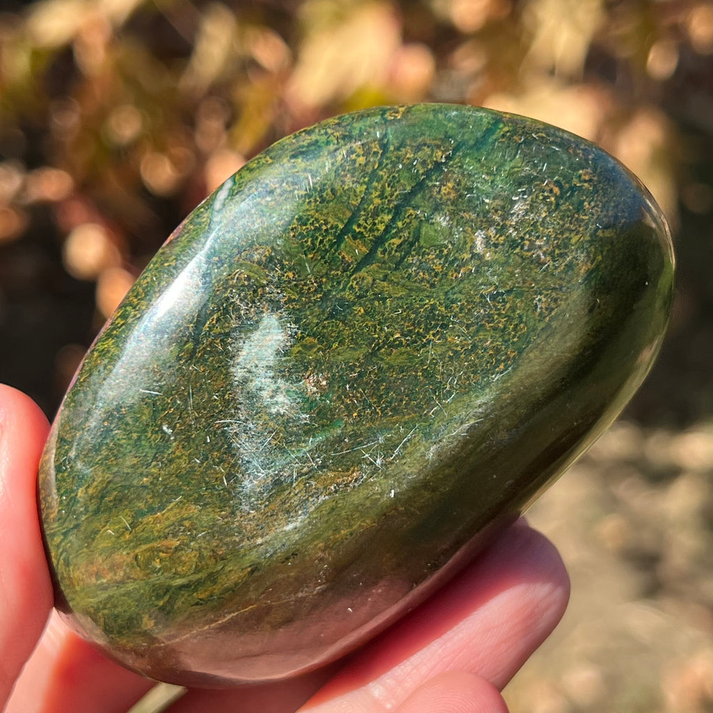 Verdit serpentin inchis Africa palmstone XL/ piatra decorativa m3, druzy.ro, cristale 3