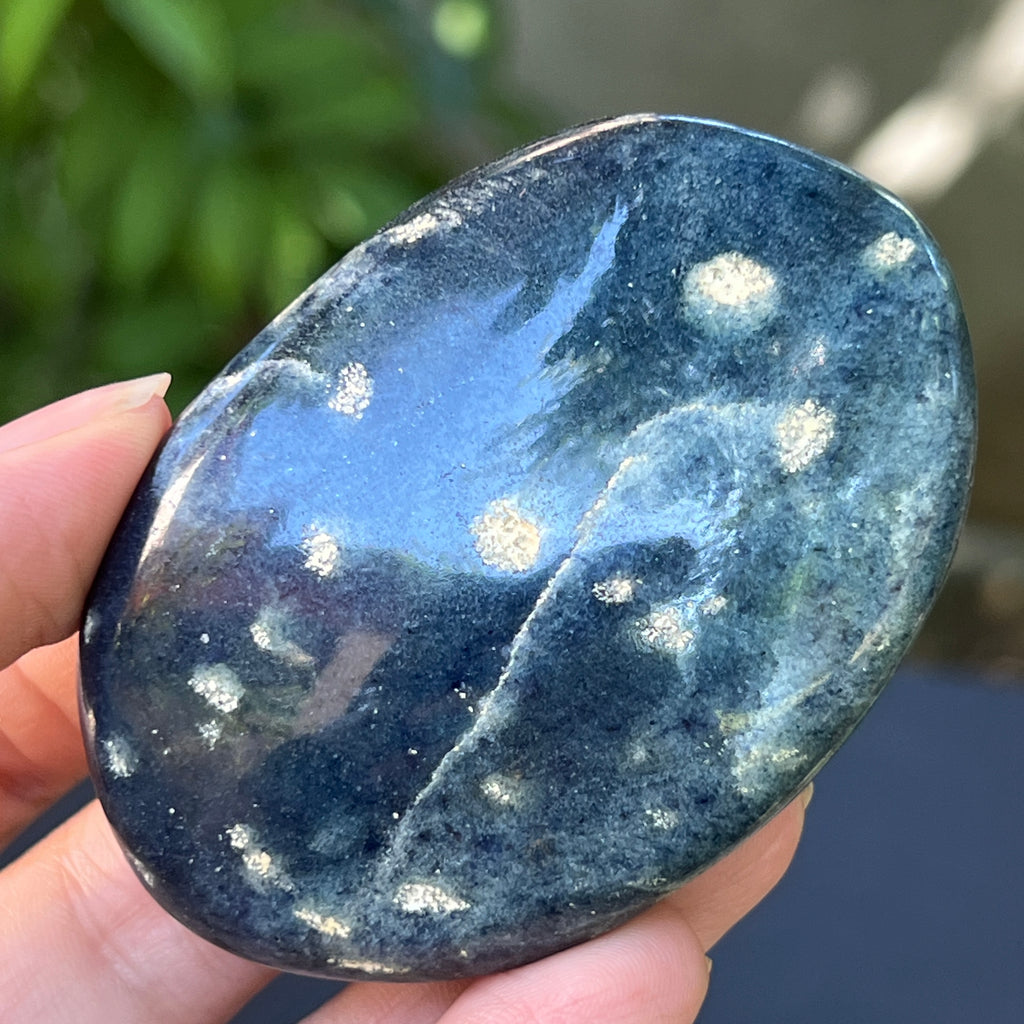 Palmstone lazulit din Madagascar model 13, pietre semipretioase - druzy.ro 1 