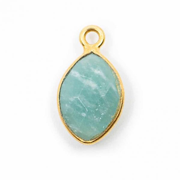 Pandantiv acvamarin 1.2 cm, argint, piatra lunii martie, birthstone, druzy.ro, cristale 2