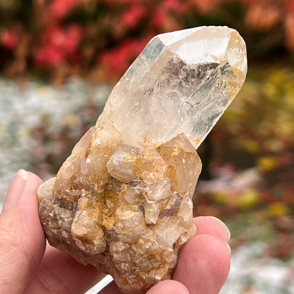 Varf BRUT cuart incolor / cristal de stanca model 5A, druzy.ro, cristale 2
