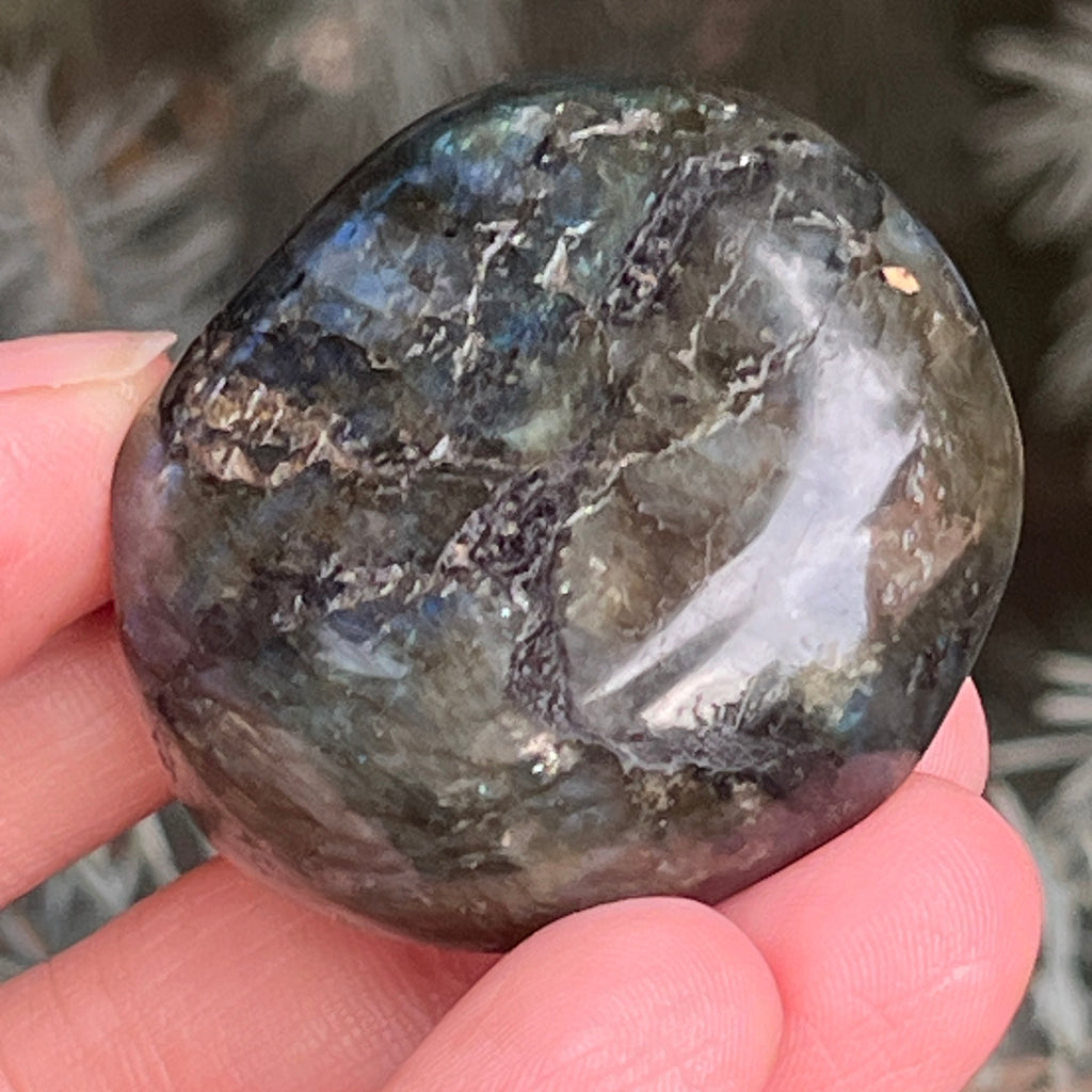 Labradorit palm stone m1, pietre semipretioase - druzy.ro 6 