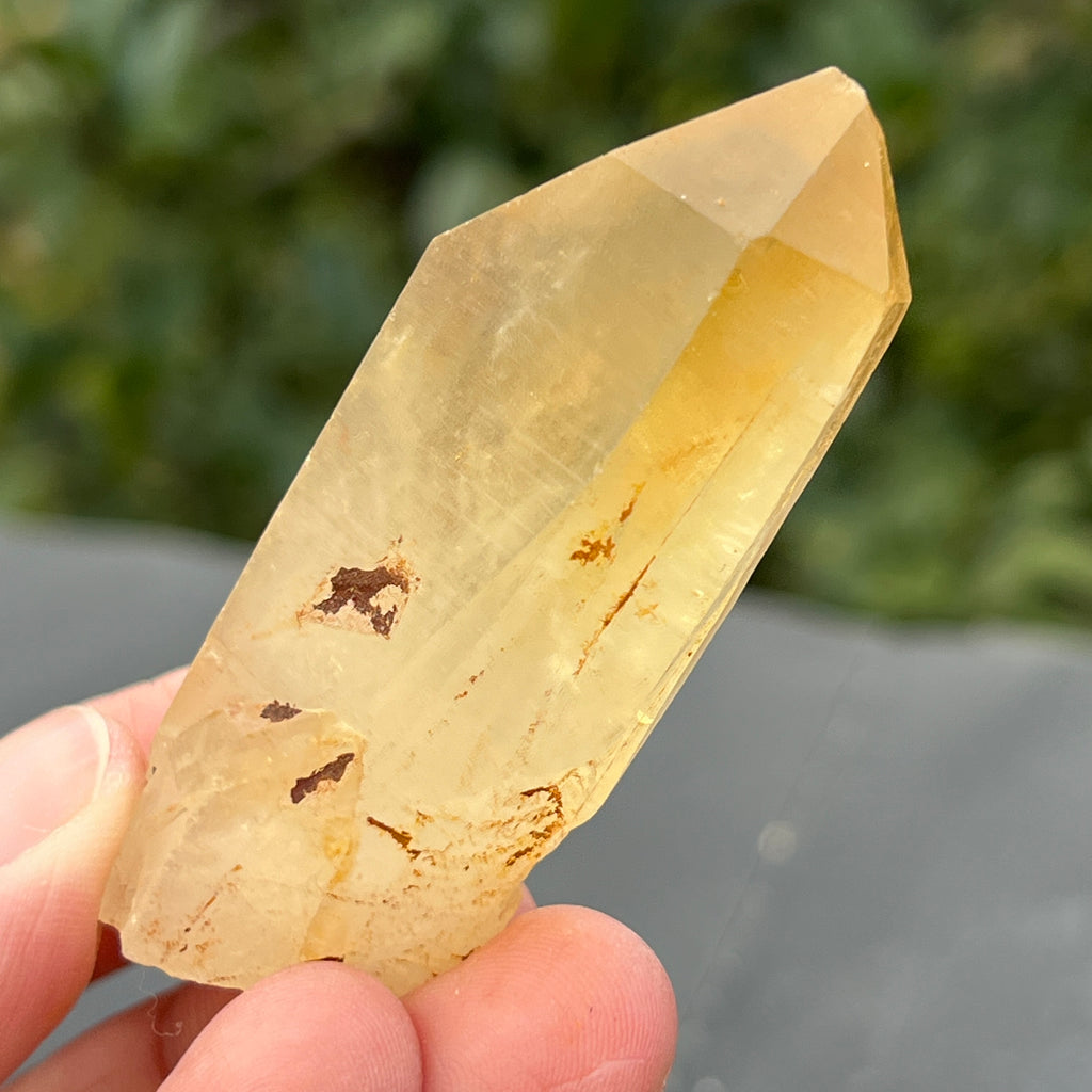 Varf citrin mina Luena, Congo model 28, pietre semipretioase - druzy.ro 7 