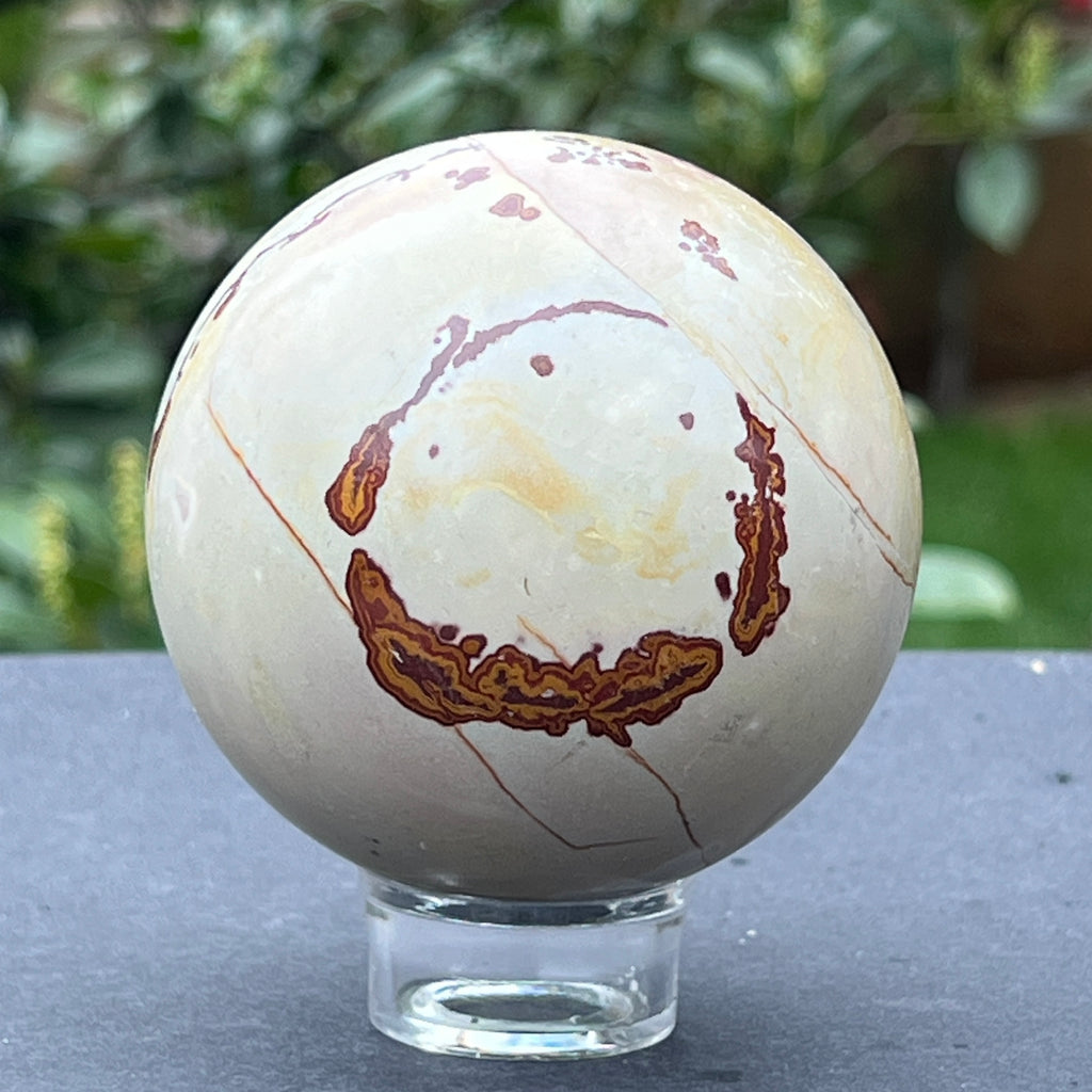 Sfera jasp landscape model 2, pietre semipretioase - druzy.ro 2 