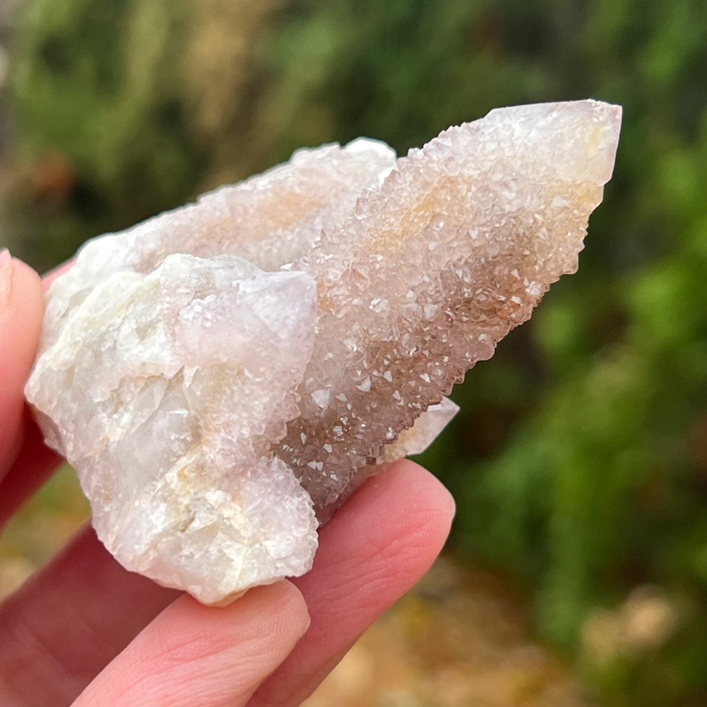 Cluster cuart spirit/cuart cactus mini model AF3/7, druzy.ro, cristale 3