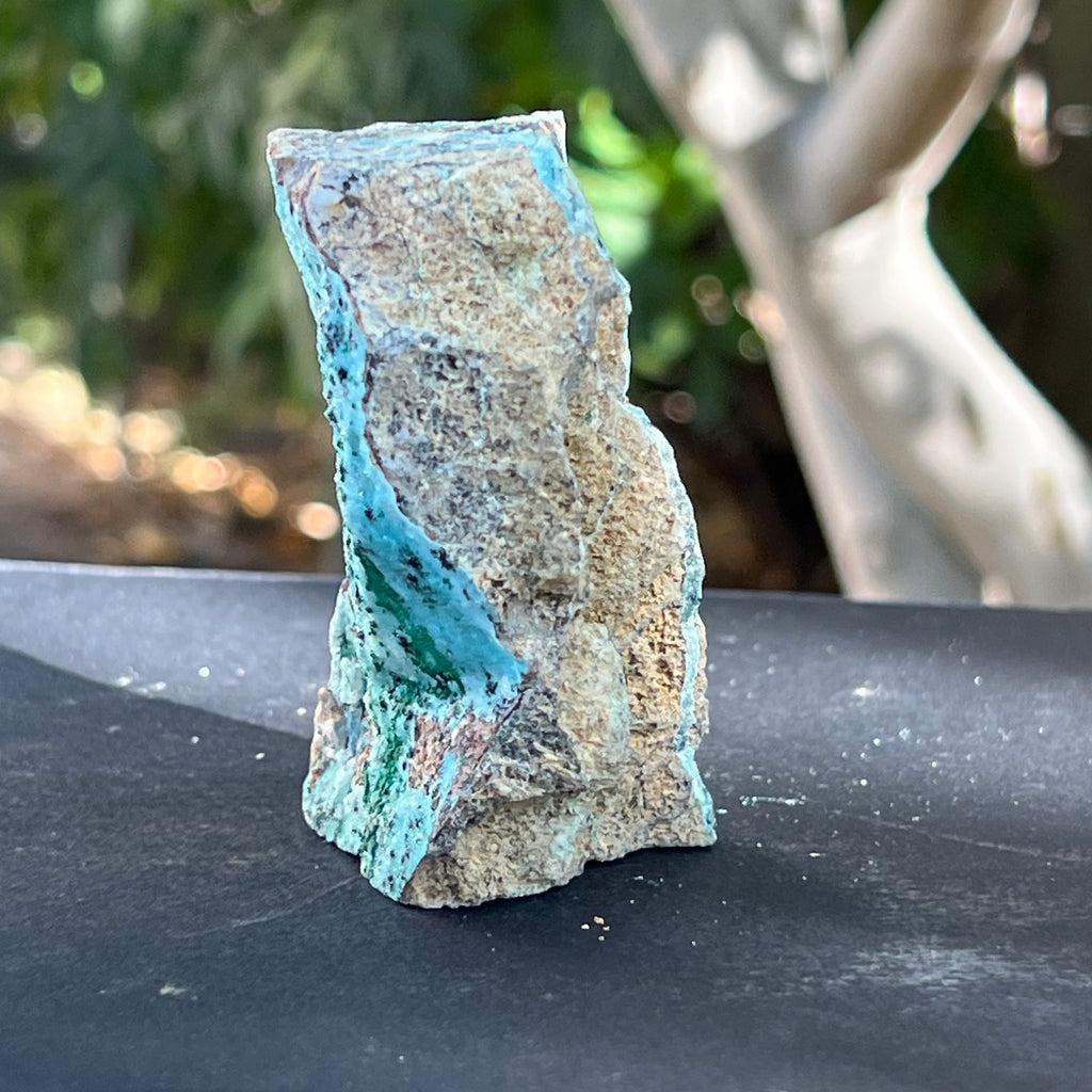 Piatra bruta crisocola cu malachit druzy din Congo model 5, druzy.ro, cristale 9