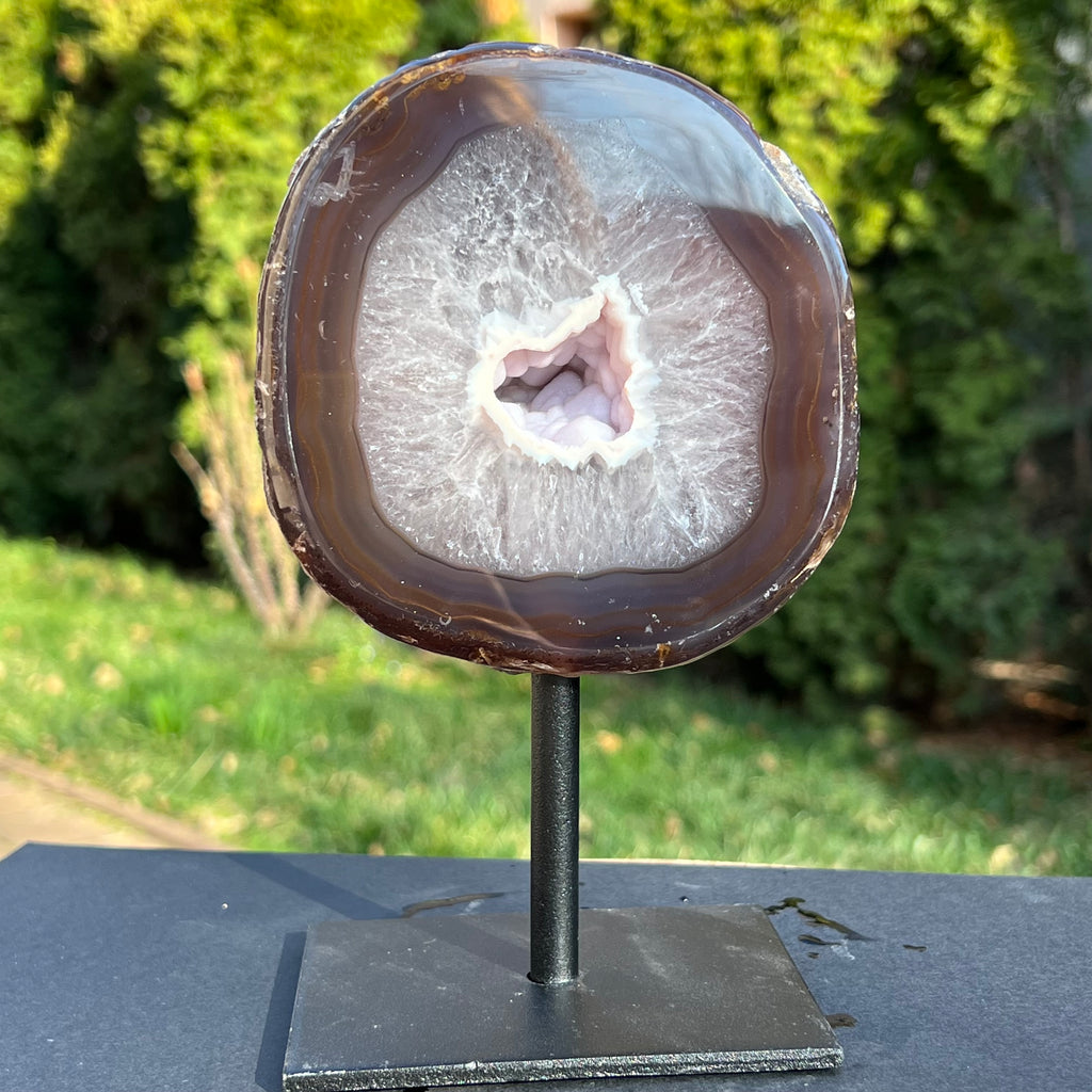 Geoda agat stand model 5, druzy.ro, cristale 4