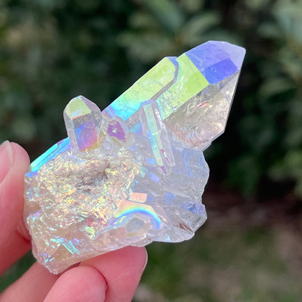 Cluster cuart incolor AURA, floare de mina m6, pietre semipretioase - druzy.ro 3 