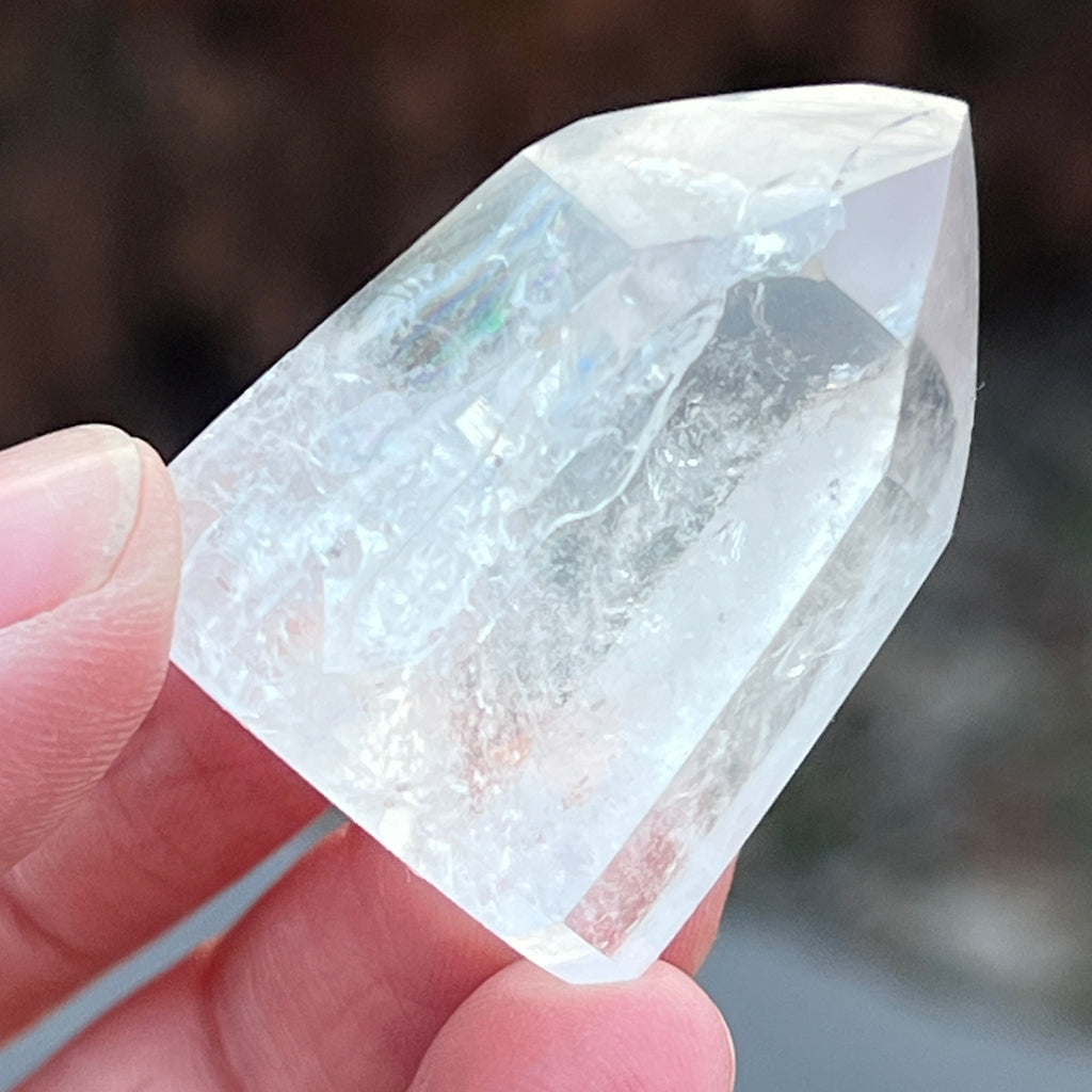 Generator/ varf cuart de stanca cristal incolor ICY 55, pietre semipretioase - druzy.ro 5 