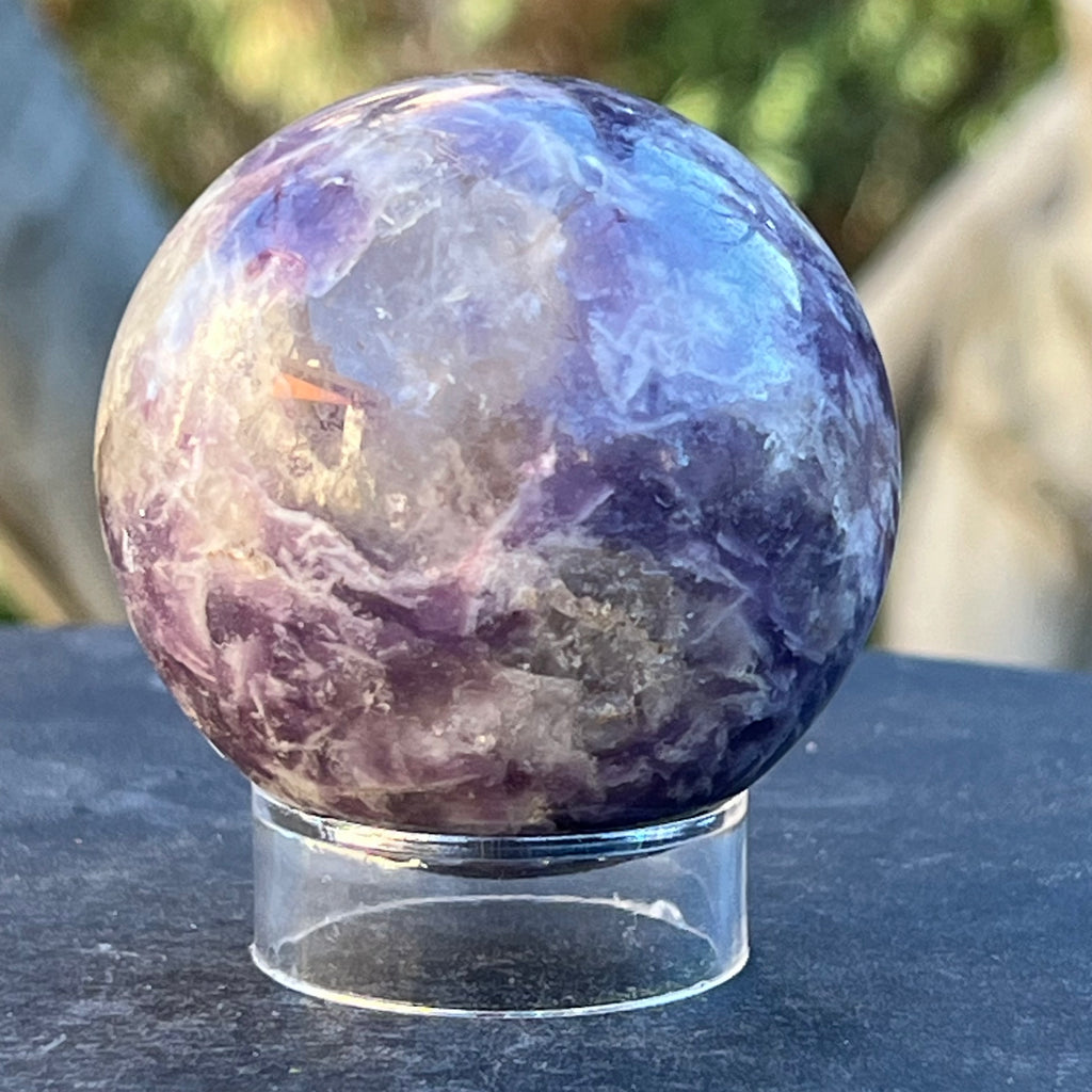 Lepidolit sfera model 4, druzy.ro, cristale 5