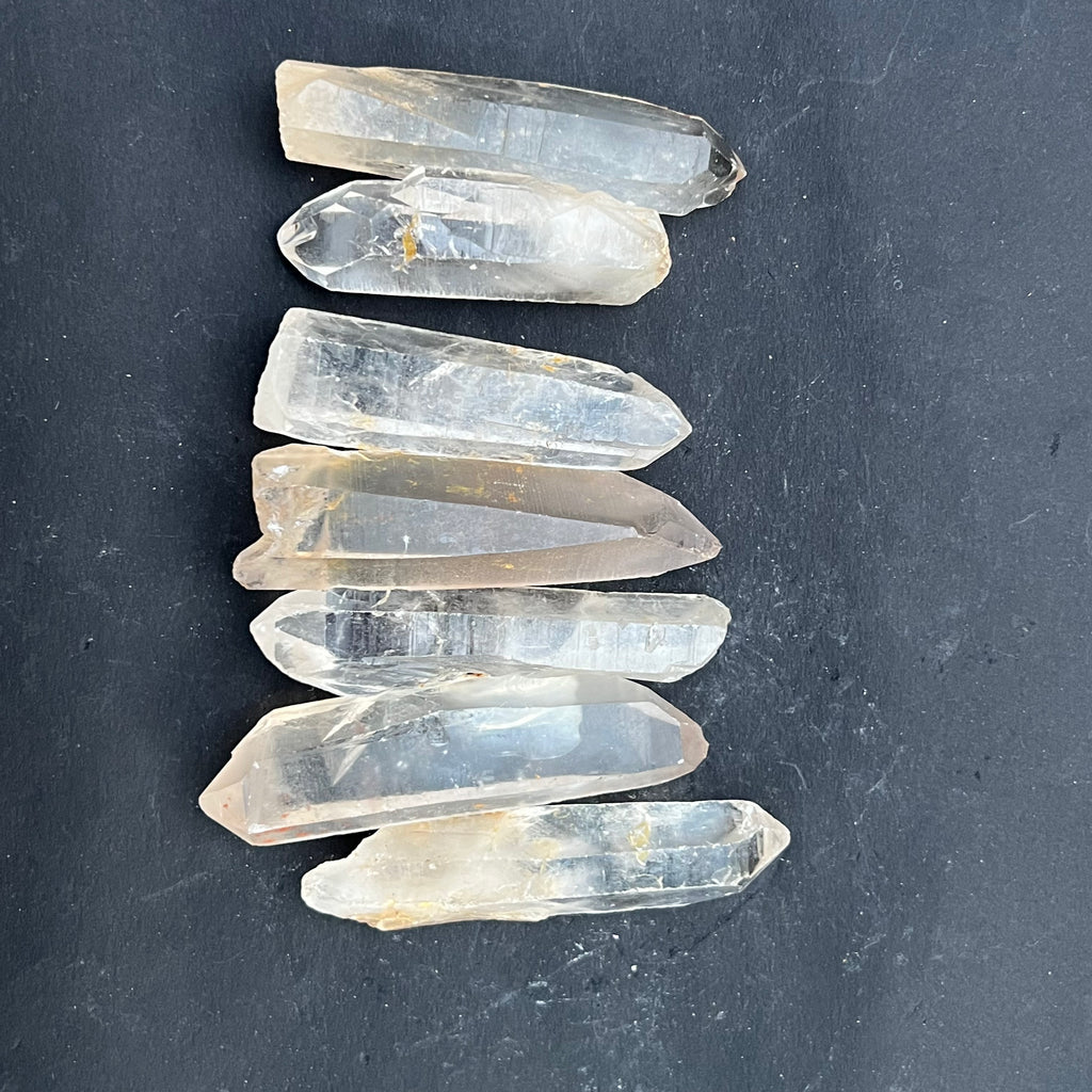 Varf BRUT cuart incolor / cristal de stanca 6-7 cm, druzy.ro, cristale 3