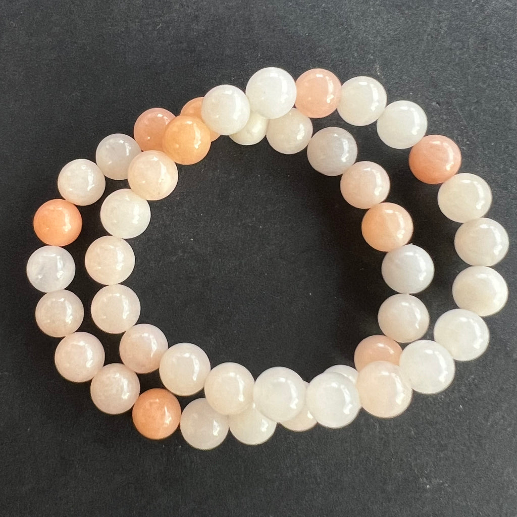 Bratara cuart roz 8 mm m3, druzy.ro, cristale 2