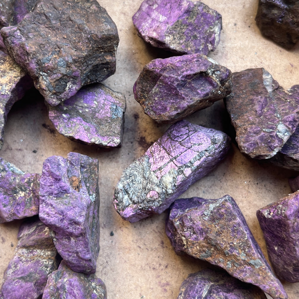 Purpurit piatra bruta, pietre semipretioase - druzy.ro 2 