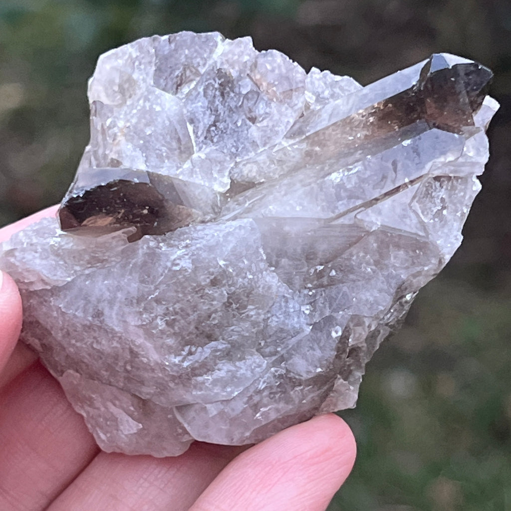 Cluster cuart fumuriu din Brazilia m10, pietre semipretioase - druzy.ro 6 