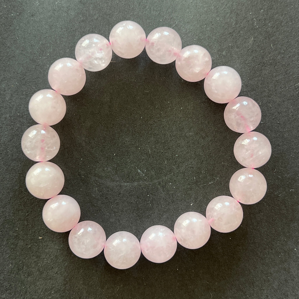 Bratara cuart roz 10 mm, pietre semipretioase - druzy.ro 2 