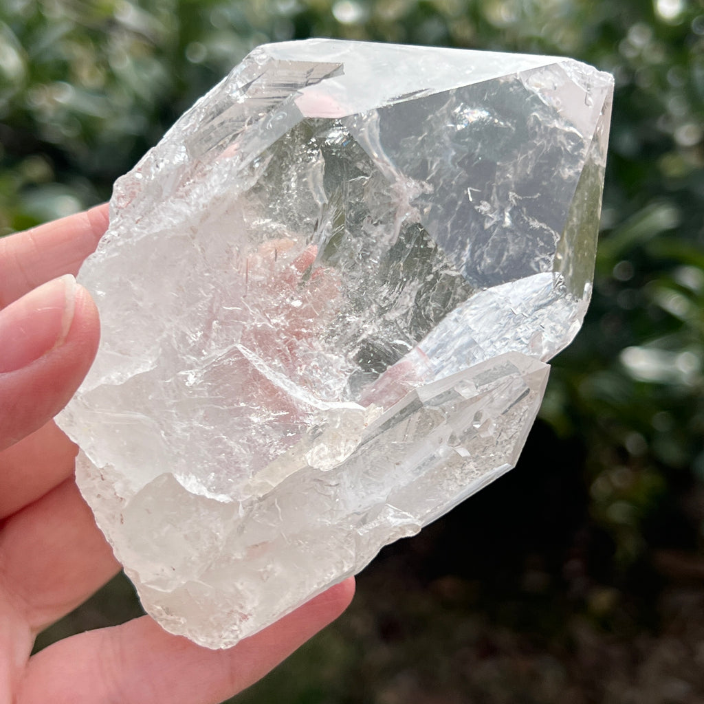 Varf cuart incolor natural, floare de mina L17, pietre semipretioase - druzy.ro 2 
