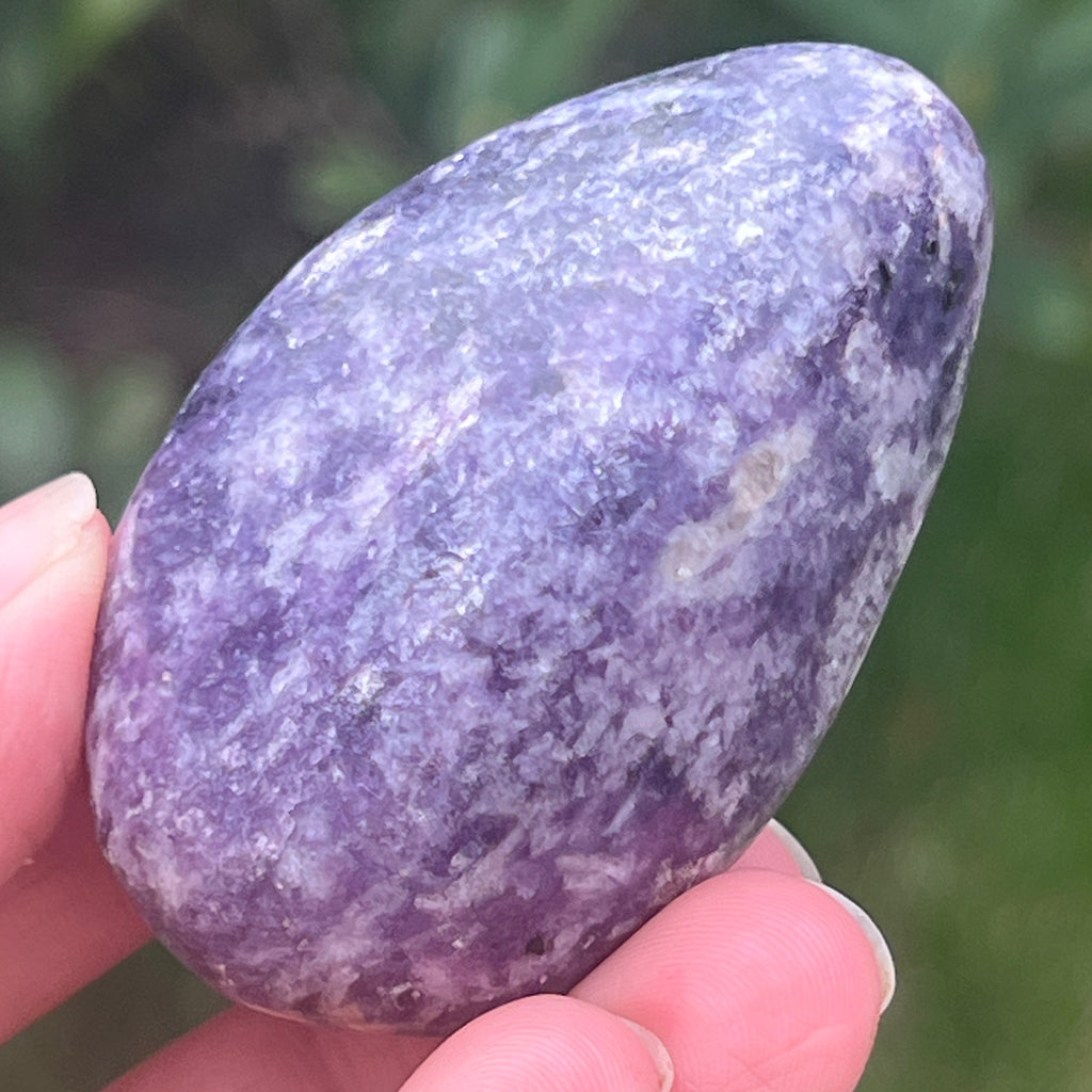 Lepidolit palmstone m13, pietre semipretioase - druzy.ro 4 
