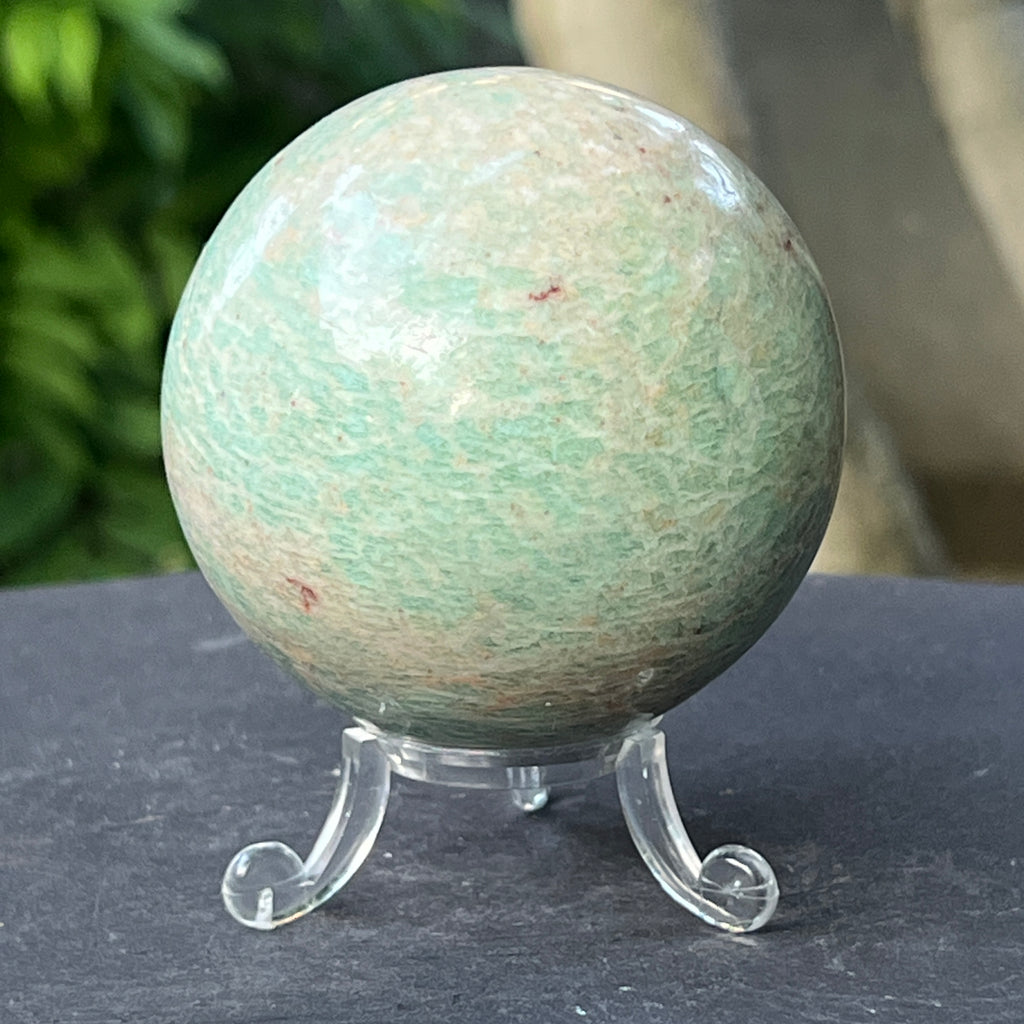 Sfera amazonit din Madagascar model 6, pietre semipretioase - druzy.ro 4 