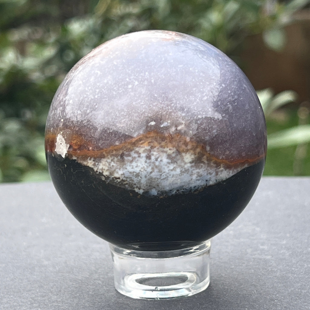 Sfera sardonix model 3, pietre semipretioase - druzy.ro 1 